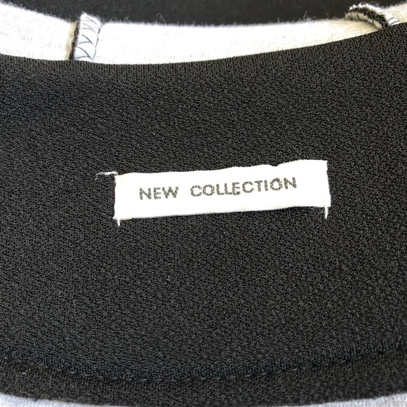 New Collection Italian Black Viscose Neoprene Button Front Coat EUC One Size - Picture 7 of 9